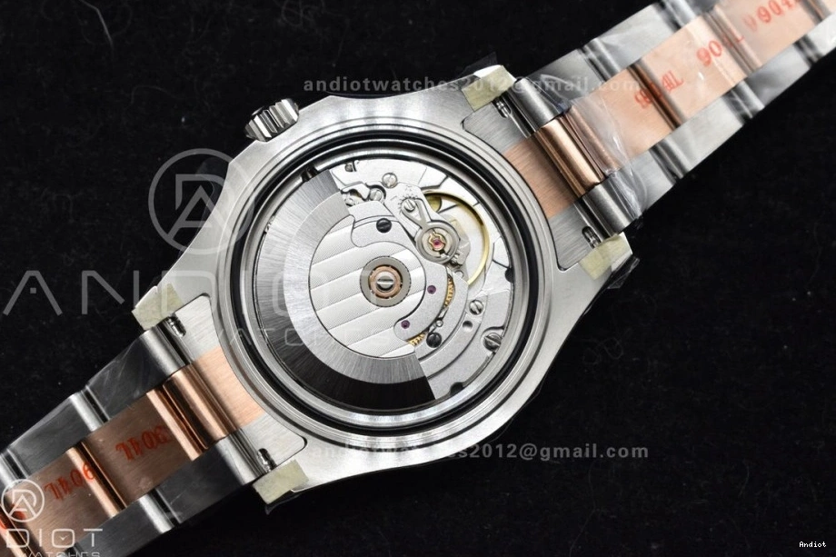 316L Best SS 268621 Dial Yacht-Master Case RG A2824 Edition Bracelet 37mm Brown 1:1 CVSF and 1116